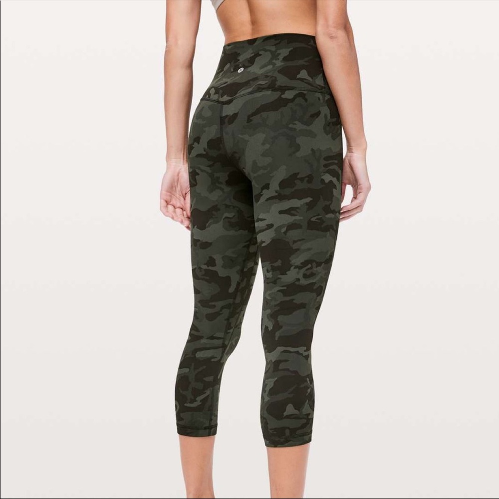 Lululemon Camo Align Crop 21”